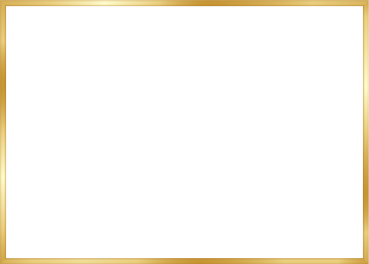 Gold rectangle border